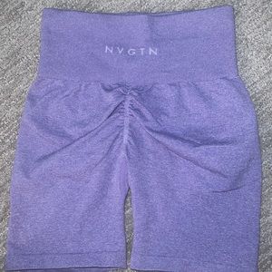 NVGTN scrunch shorts, XS, lilac